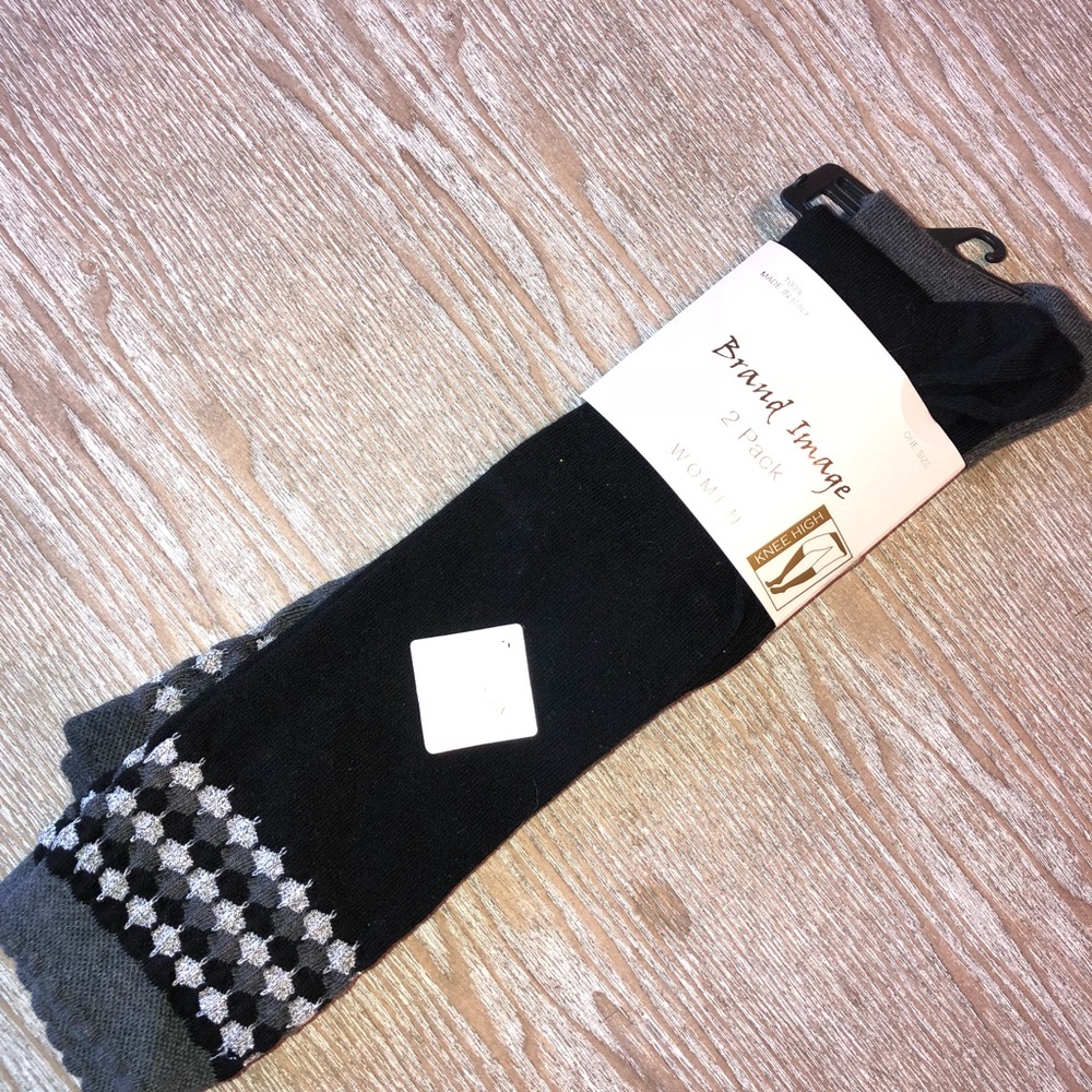 BRAND NEW!!! Two pairs of over the knee socks